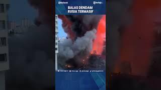 EMPAT RATUS RUDAL MEMATIKAN HANCURKAN 90 MARKAS UKRAINA #Shorts