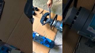 Portable Rebar Straightening Machine in Action  | Insanely Satisfying Steel Bar Fix #shorts