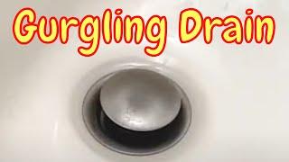 Let's Fix a Gurgling Drain w/ Hot Water, Baking Soda, and Vinegar | Basic Life Skills