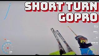 Ski technique demonstration - Short Turn - Cortoraggio (vista GoPro)