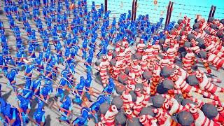 ANCIENT SPARTA ARMY ️ vs  SECRET ARMY / Totally Accurate Battle Simulator ( TABS )