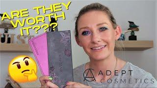 ADEPT COSMETICS | Plain Jane & Ninhydrin Palettes | SWATCHES & 2 LOOKS!!!