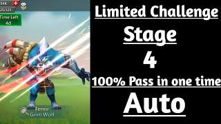 Limited challenge bloodlust stage 4 auto|Grim Wolf Limited Challenge stage 4 lords mobile