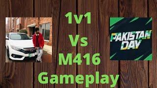 1v1 M416 Gameplay my first Gameplay MRGROZA vs STARxNOBITA