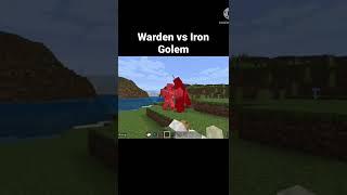 Minecraft: Warden vs Iron Golem