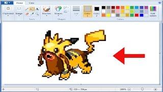 How to Make Pokemon Sprite Fusions in MS Paint