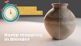 Bump Mapping in Blender to add more details