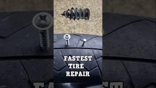 Fastest Tire Repair Kit Ever ! #tireplug #tirerepair #tirestrip #howitworks #repairscrew