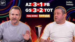 CANLI | AZ Alkmaar-Fenerbahçe & Galatasaray-Tottenham Maç Sonu | Nihat Kahveci, Nebil Evren