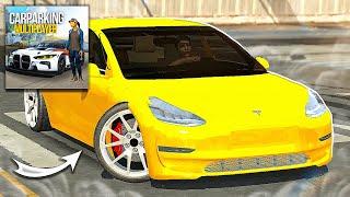 ТЕСЛА в КАР ПАРКИНГ! Новая Обнова! ПОЛНЫЙ ОБЗОР ОБНОВЫ Car parking multiplayer 4.8.9.4.2