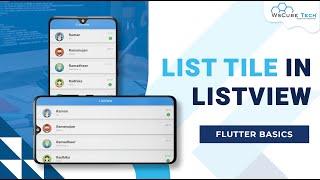 What is Flutter ListTile and How its Included in ListView Builder