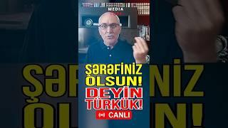 Şərəfiniz olsun! - Niyə demirsiniz TÜRKÜK?! - Media Turk TV #mediaturk #trend #shortvideo