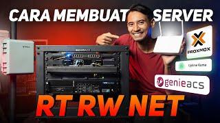 CARA MEMBUAT SERVER INTERNET DENGAN PROXMOX, MIKROTIK, OLT , SWITCH MANAGED