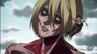 Annie and Reiner vs Yeagerists - Attack On Titan Episode 86