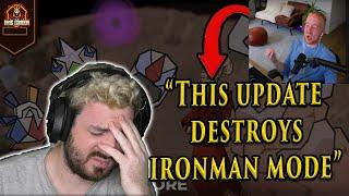 "This Update Destroys Ironman" Oldshool Runescape @Saeder  Scar Essence Mine Reaction