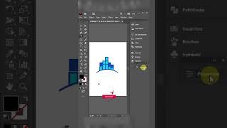 Logo Design - Illustrator Logo Design Tutorial | Adobe Illustrator CC #shorts