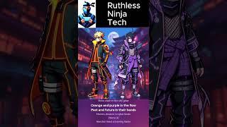 Cyberpunk Naruto and Sasuke - Ruthless Ninja Tech #shorts