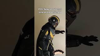 Training doesn't always prepare you for guts  #helldivers2 #helldivers #cosplay #cosplayer #skit