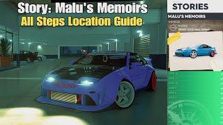 The Crew 2 Story: Malu's Memoirs - All 12 Steps Location Guide & 300ZX (Z32) Malu Edition