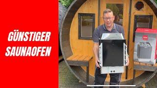 Der günstigste funktionierende Saunaofen im Außenbereich für Fasssauna oder Gartensauna