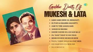 Golden Duets of Mukesh With Lata Mangeshkar | Kabhi Kabhi | Ek Pyar Ka Nagma | Old Bollywood Hits