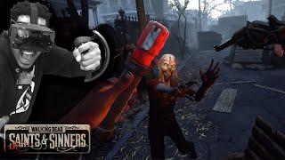 INTENSE ZOMBIE VR ACTION... I feel like LEE EVERETT! | The Walking Dead: Saints & Sinners - Part 1