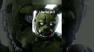 Fnaf Springtrap #animatronics #games #fnaf #fnafsecuritybreach #funny #shorts #scary #scarystories