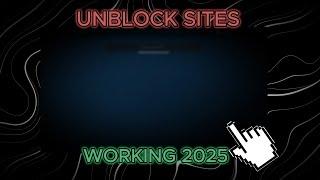 How to unblock sites on School Chromebook (WORKING 2025)