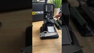 Knife sharpening with the Worksharp Precision Adjust #shorts #youtubeshorts