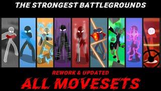 Anniversary Special: The Strongest Battlegrounds - All Movesets | Stick Nodes Pro (REWORK & UPDATED)