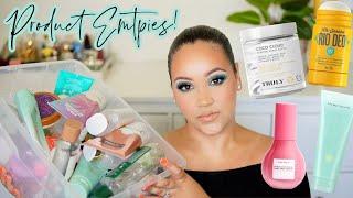 PRODUCT EMPTIES | 6 MONTHS OF SKINCARE & BODYCARE EMPTIES! | AMY GLAM