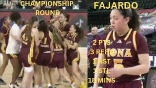 IONA-PASOK NA SA QUARTER-FINAL ROUND 