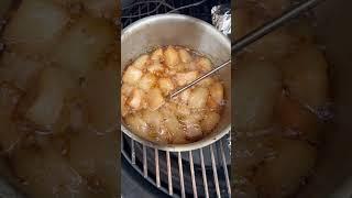 Pork cracklings from grill #shorts #lmmeat