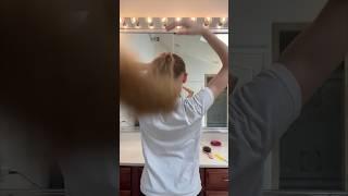 How to do a BALLET BUN Halo Style! 🩰 #shorts #ballet #dancer #ballerina