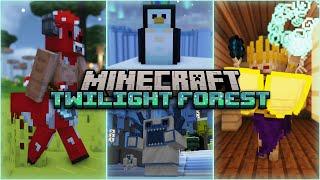 Minecraft TWILIGHT FOREST 1.20.1 Full Mod Review | Fabric & Forge | New Bosses, Dimension, Mobs,