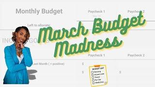 March Budget Madness// March Budget with Me /Zero Based Budget