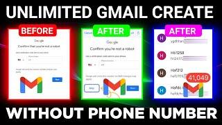 How To Create Unlimited Gmail Accounts Without Phone Verification | Gmail Kaise banaye