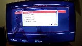 How to add CCcam and MGCAMD settings to f3 f3s f5 f5s v8 v8s skybox and openbox