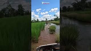 Riding through the heart of Cambodia, where the roads are flooded but the adventure is endless!