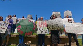 Department of English protesting (University of Houston)