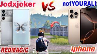 Redmagic vs I phone  | redmagic 9 pro vs I phone 15 pro max pubg test | tdm gameplay.