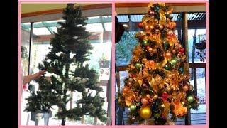 ~HOW TO FILL OUT A SPARSE TREE- Decorate With Me- Coastal Glam Christmas Tree~