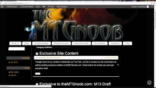 Exclusive Site Content on themtgnoob.com