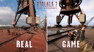 S.T.A.L.K.E.R 2 vs REAL CHERNOBYL nuclear power plant. Graphics Comparison 2