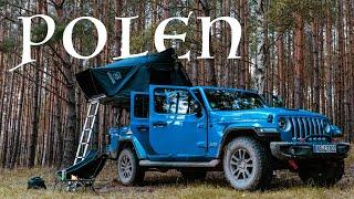 Jeep Gladiator Carcamping & Offroadabenteuer in Polen