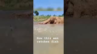 How this man catches fish