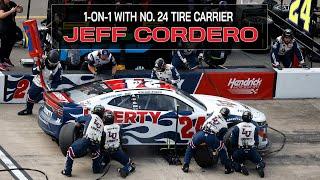 NASCAR Cup Series No. 24 Tire Changer Jeff Cordero Talks About 2024 Expectations