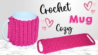 How to Crochet a Mug Cozy for Beginners | DIY Crochet Cozies