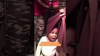 DIY Headwrap!!! Learn how to wrap that cute head wrap!!! Cute protective styles