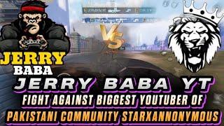 Pakistani Biggest Gamer Youtuber StarxAnonymous In My Lobby | Watch JERRY BABA vs StarxAnonymous